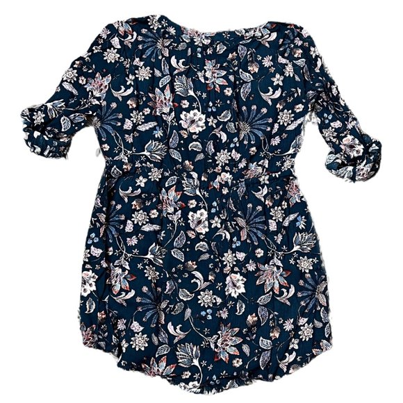Hilary Radley| Women's Tunic | Navy Floral | Large - Picture 2 of 2